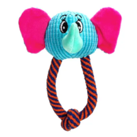 Nobleza hračka pre psy 23 x 14 cm plyšový sloník na lane